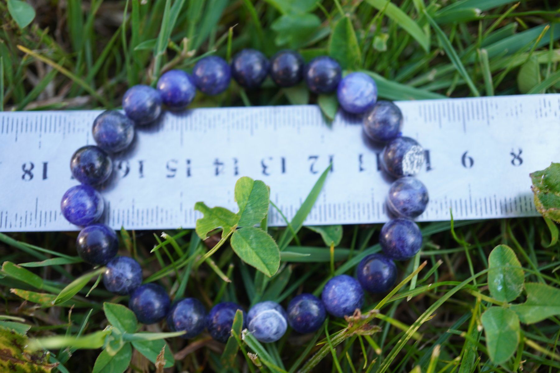 Minerali & Pietre curative: Sodalith     Armband mit Gummizug porto Gratis – Difettoso da Eschenbach SG venduto da topstone 6