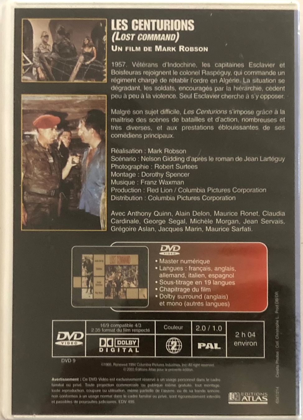 Alle DVDs: LES CENTURIONS – Gebraucht aus Poliez-Pittet von Newtown-Records 1