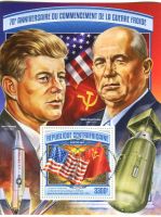 Block "John F. Kennedy & Nikita Chruschtschow". Zentralafrik