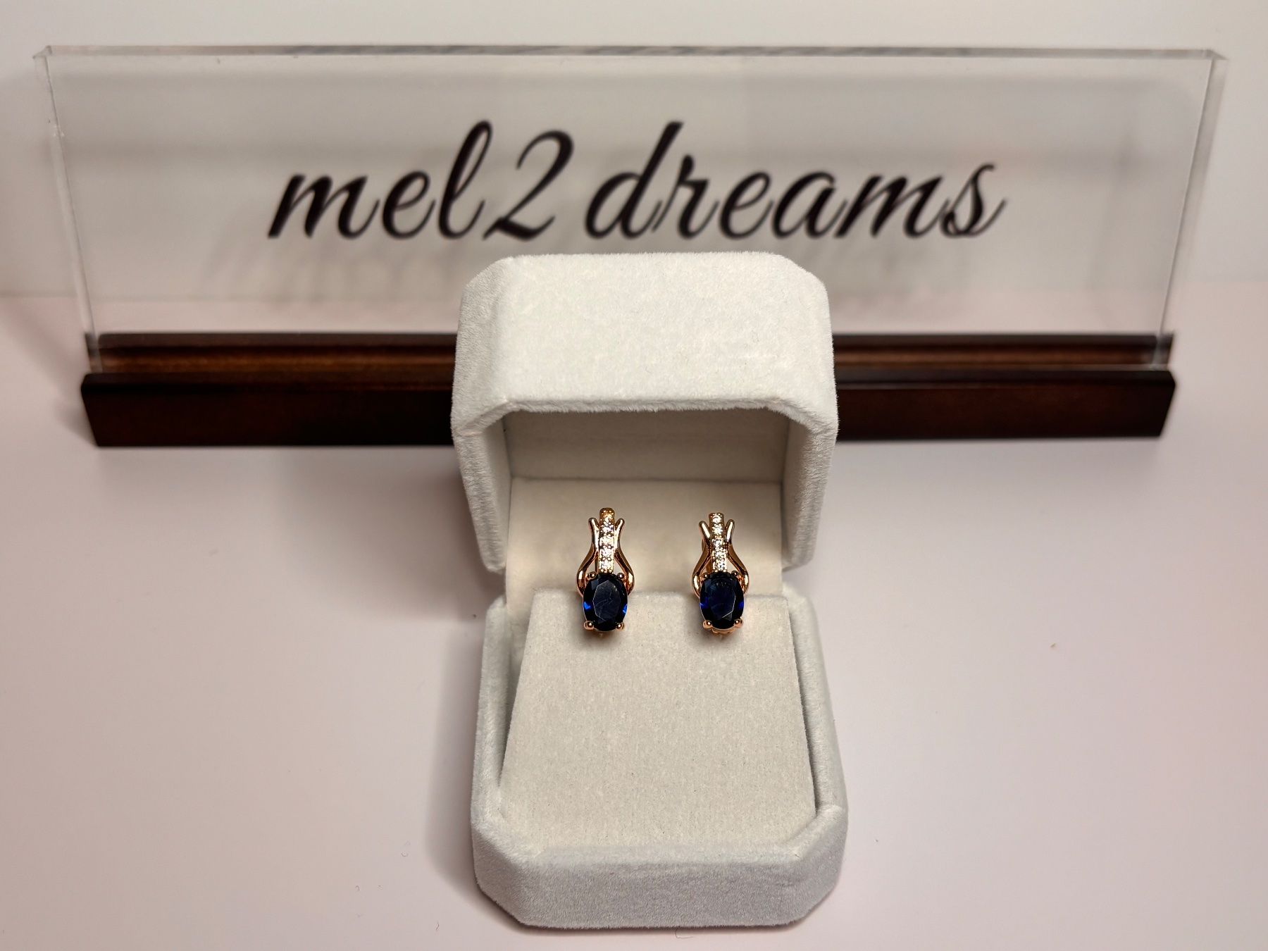 Orecchini pendenti & Orecchini a lobo: Boucles d'oreilles saphir ✨ – Nuovo (secondo la descrizione) da Lausanne venduto da mel2dreams 2