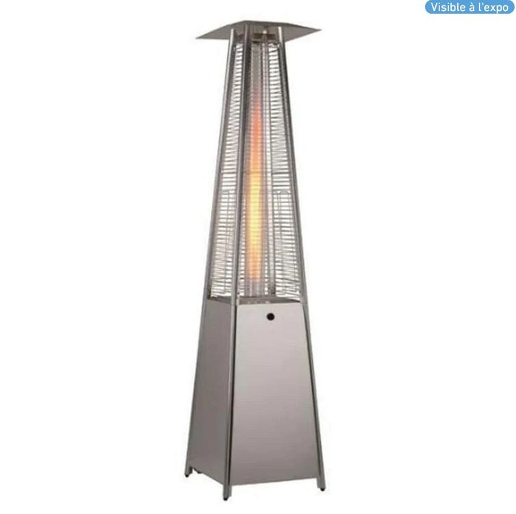 Ambi-Sun Inox Edelstahl-Gas-Pyramidenheizstrahler (Neu und ...