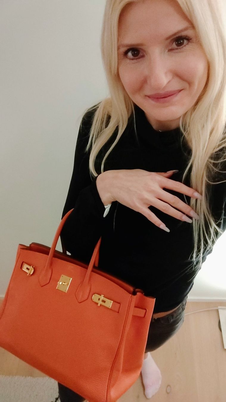 Hermès Borse: Hermes Birkin 35 Togo, orange – Usato da Meilen venduto da Aphrodite87 2