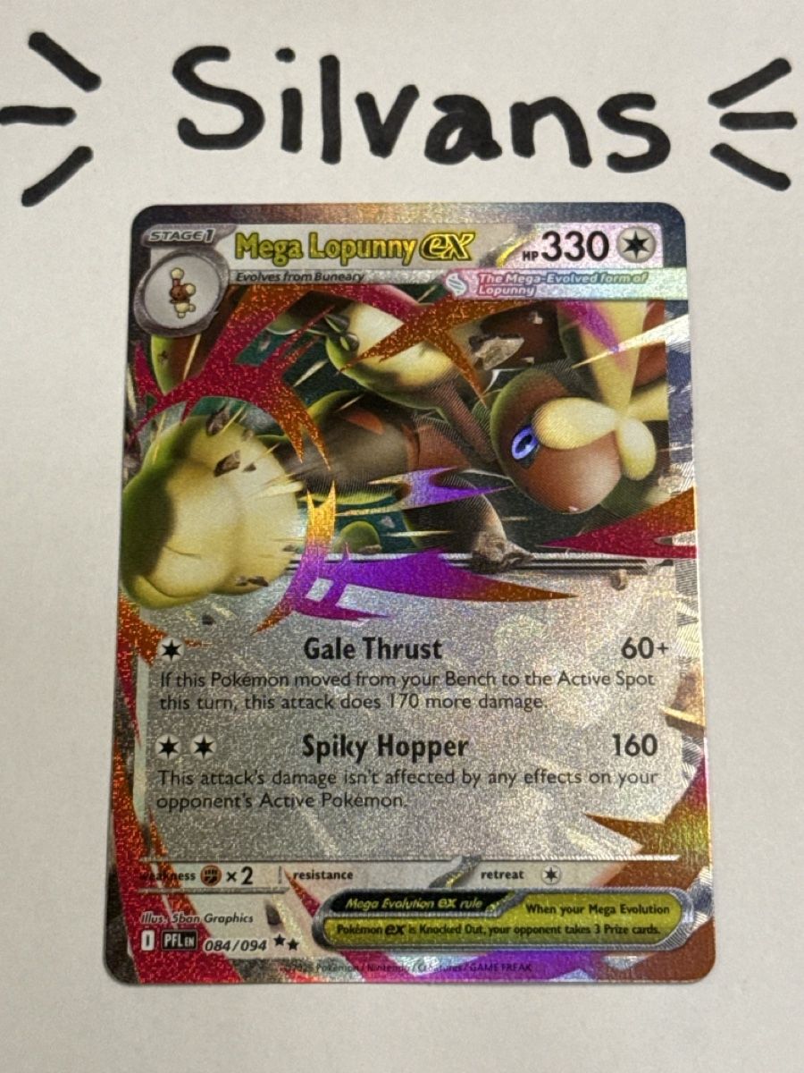 Pokémon Carte collezionabili: Mega Lopunny ex PFL 084 Phantasmal Flames Englisch – Nuovo (secondo la descrizione) da Wil SG venduto da Silvans