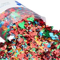 XXL Konfetti Sack bunt Buntes Metallic Konfetti Glanz-Effekt
