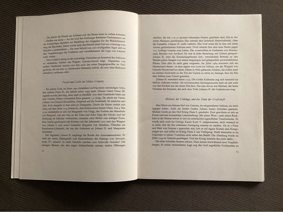 Bücher: Schloss Greyerz  Heft – Gebraucht aus Reinach BL von Linda013 3