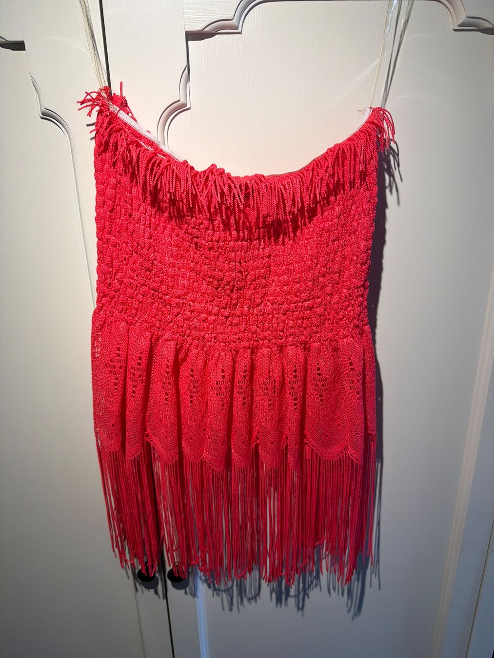 Vestiti: SOMMER KLEIDLI MIT FRANSEN-DAMEN,ROT – Nuovo e nell'imballaggio originale da Meienried venduto da ManuelaBoutique 4