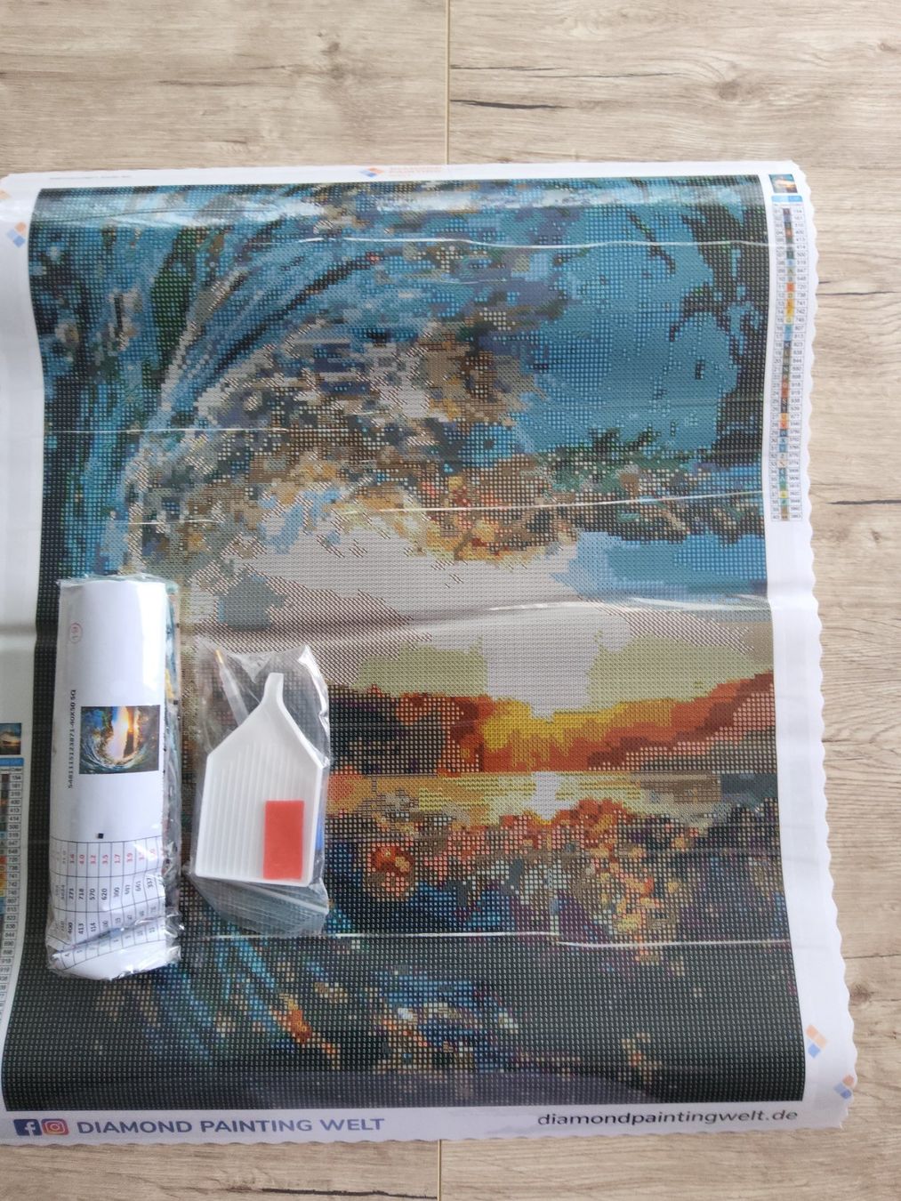 Kit bricolage: Diamond Painting Welle – Nuovo e nell'imballaggio originale da Heiden venduto da kas_zln5 2