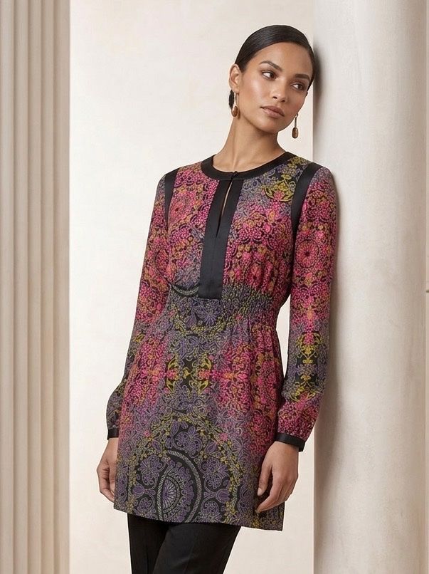 Tuniche: Wunderschöne Tunika / Bluse von ST.MARTINE 100% SILK Gr.M – Nuovo (secondo la descrizione) da Oberwil-Lieli venduto da Svetlana28 1