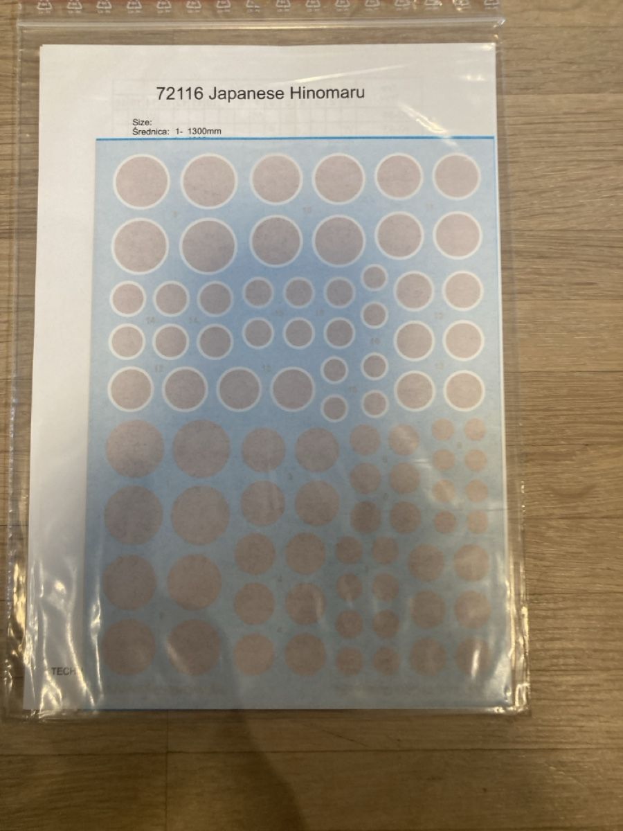 Kit di modellismo & Modellini statici: Techmod Japanese Hinomaru Markings Decals – Nuovo e nell'imballaggio originale da Muttenz venduto da TamiyaFanboy79