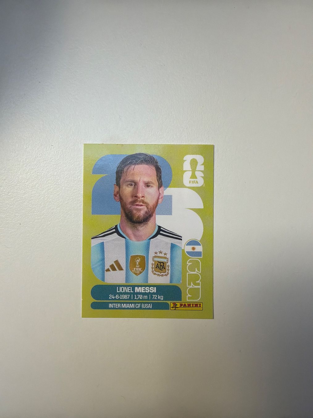 Panini Carte collezionabili: Lionel Messi Panini Sticker WM 2026 – Nuovo (secondo la descrizione) da Oberentfelden venduto da luvita