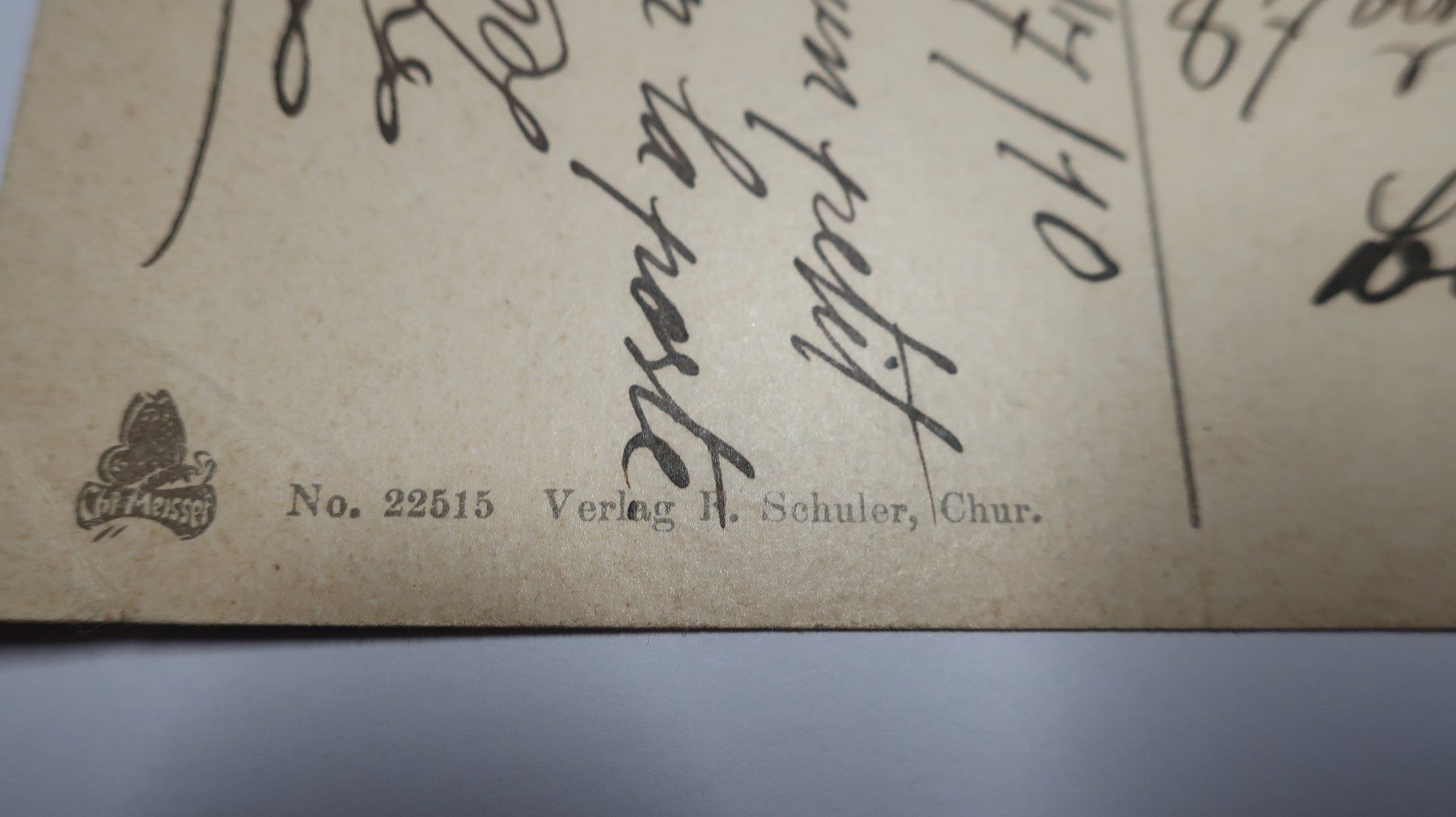 Ansichtskarten: Chur Plessurquai  1910 – Defekt aus Cormoret von Pascalll2001 8