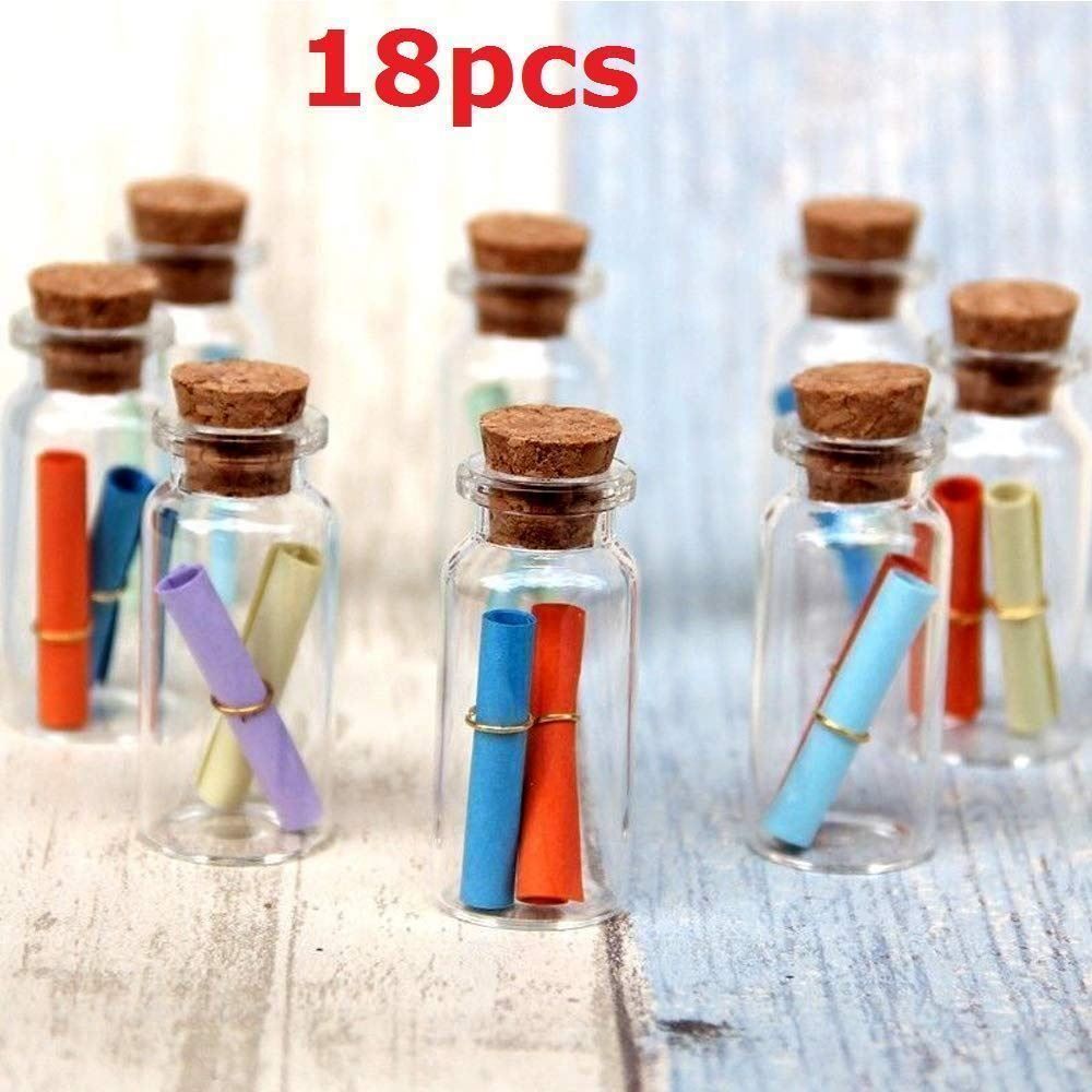 Bicchieri: 18x Glasflaschen Probe Gläser mit Korken – Nuovo (secondo la descrizione) da Thun venduto da 365buy 4