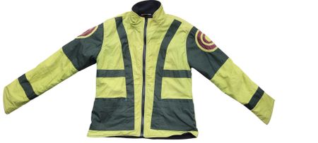Shangri-La  Jacke gelb grün mit Fleecefutter Grösse M