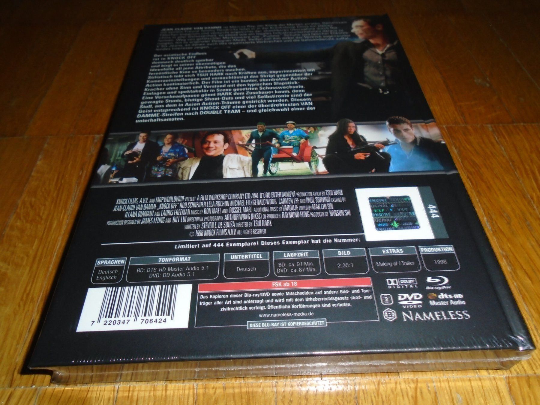 Tutti i DVDs: Knock Off - MEDIABOOK - B - UNCUT – Nuovo e nell'imballaggio originale da Basel venduto da havsok 1