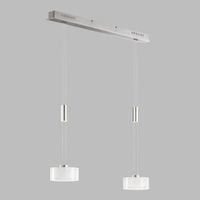 LED Pendelleuchte, Weiss, 64 cm x 20 cm