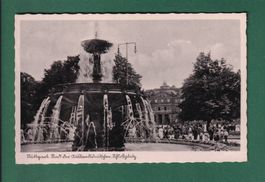 STUTTGART - Schlossplatz - Brunnen - 1940