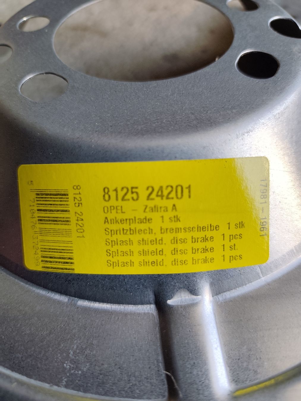 Opel Tutti pezzi di ricambio auto: 2x Ankerbleche Opel Zafira A – Nuovo (secondo la descrizione) da Rebstein venduto da andi322 1