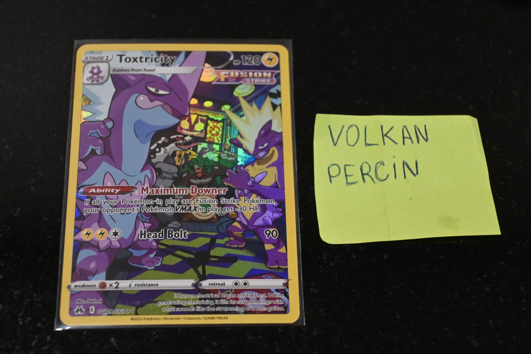 Pokémon Carte collezionabili: Toxtricity #GG09 Pokemon Crown Zenith – Nuovo (secondo la descrizione) da Aigle venduto da PSAPOKEVOVO