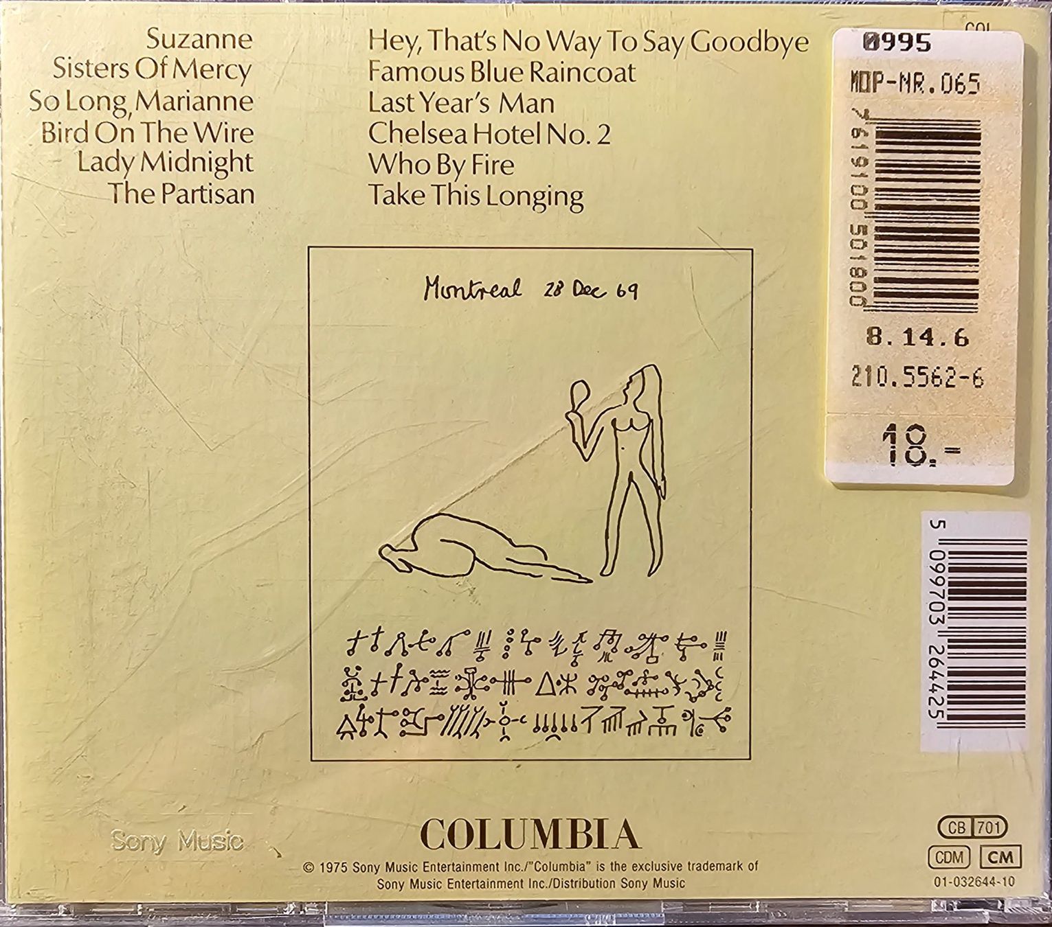 CDs: Leonard Cohen – Greatest Hits – Gebraucht aus Wahlen b. Laufen von Cg10 1