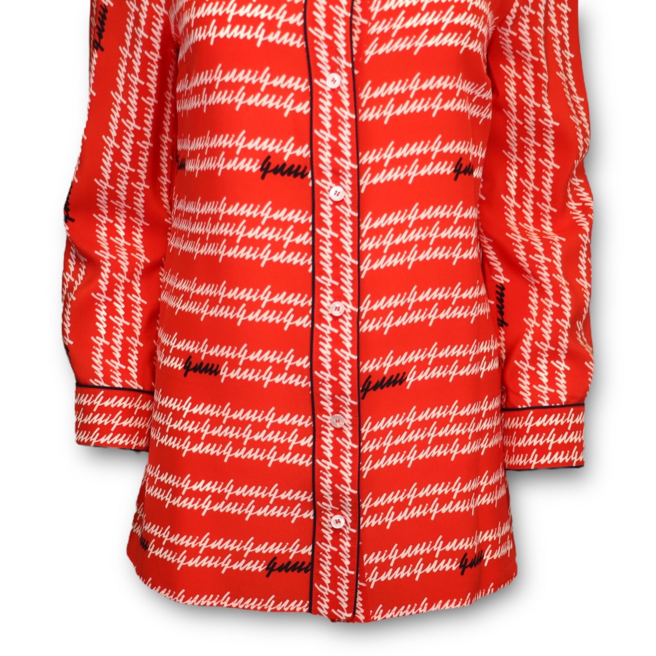 Gucci Camicette: Gucci Seidenbluse rot Gr. 40 – Usato da Binningen venduto da Designerlabels 4