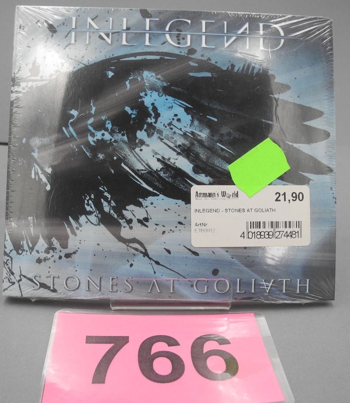 CDs: CD Inlegend "Stones at Goliath", Nr. 766 – Neu und originalverpackt aus Kottwil von Crazyrolf