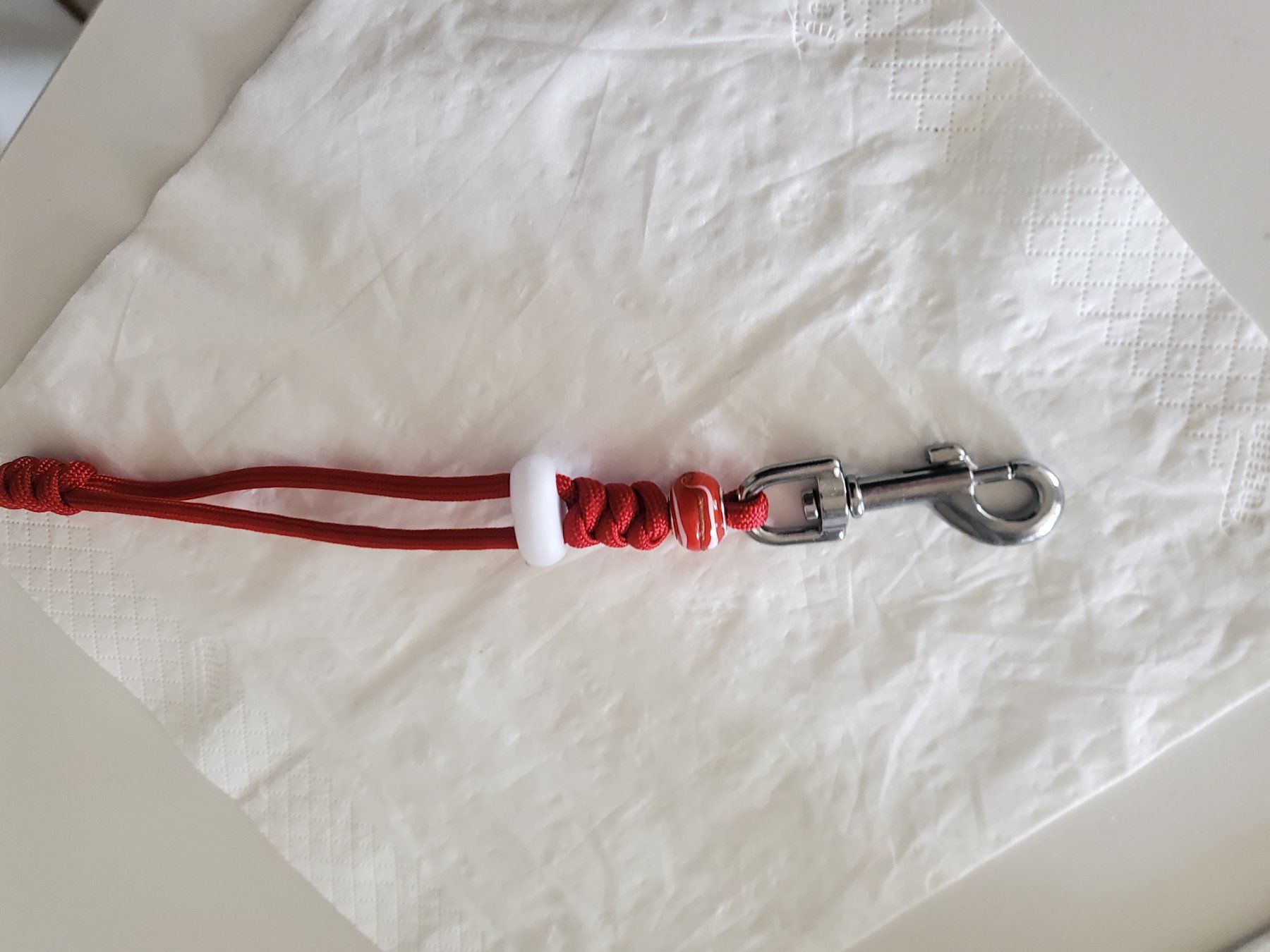 Schlüsselanhänger & - bänder: Schlüsselanhänger Karabiner von  Kletterseil oder Boot Leine – Neu (gemäss Beschreibung) aus Unterägeri von 0alfa0 2
