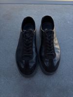 Herren Sneaker Leder schwarz Grösse 42