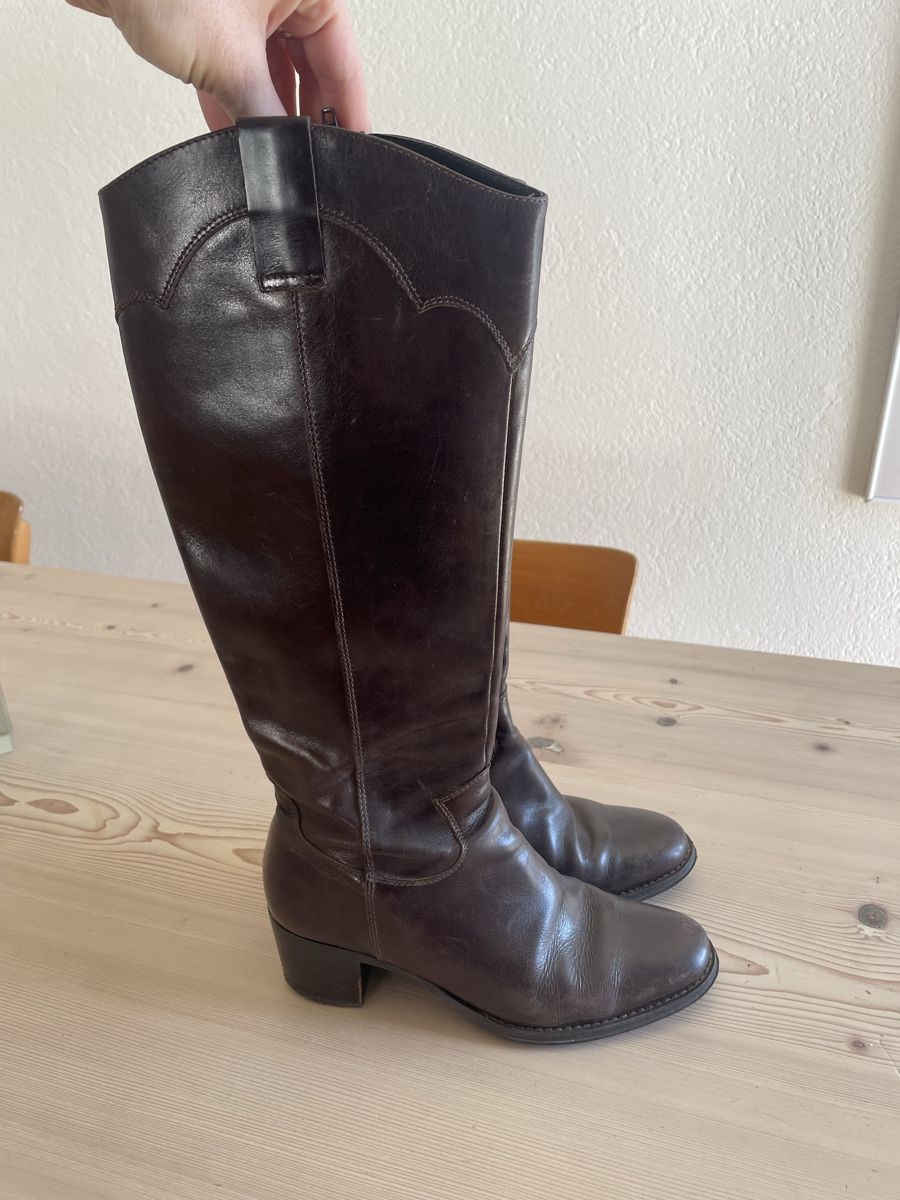 Scarpe da donna: Echtleder Stiefel Vintage – Usato da Uster venduto da solarstrom
