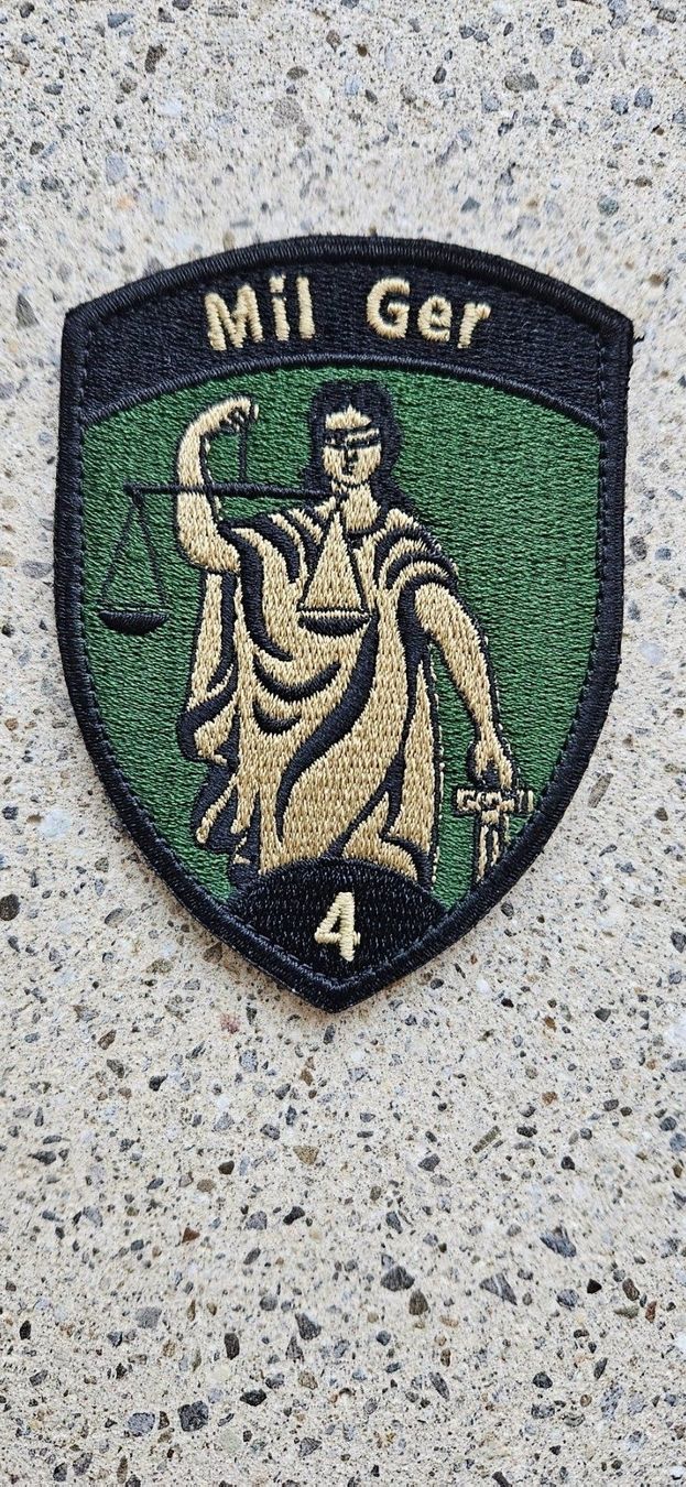 Schweizer Armee Placchette & Badge: *** Badge Gericht mit klett *** – Nuovo e nell'imballaggio originale da Riedholz venduto da fr_sIruP