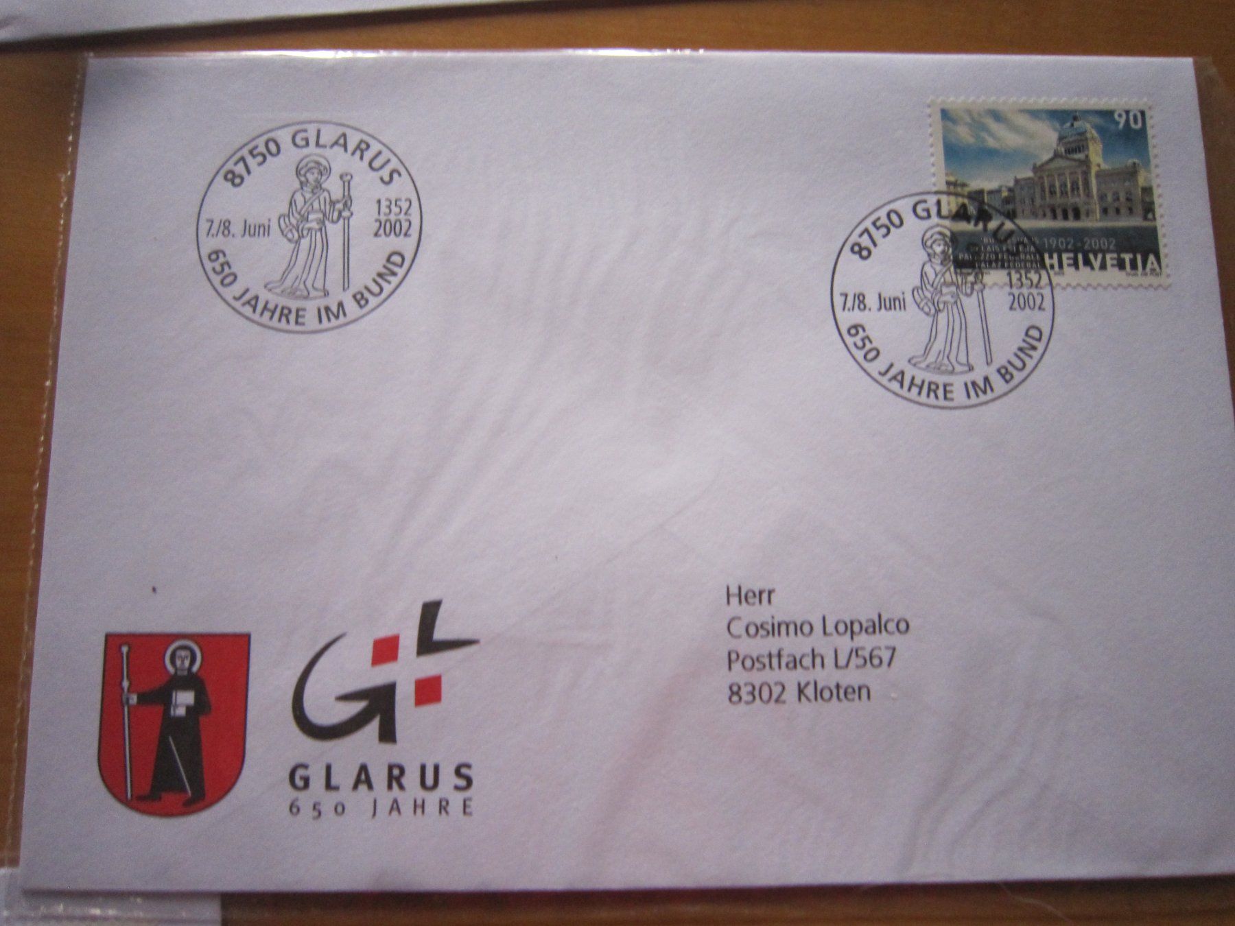 Tutti i francobolli: L4 Briefe mit Spezialstempel 2002 – Usato da Giubiasco venduto da sal_9j6w 5