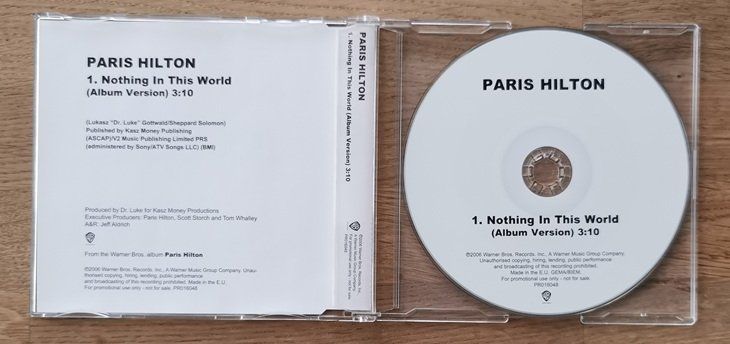 CDs: Paris Hilton – Nothing In This World  (CD-Single) – Gebraucht aus Wilen b. Wollerau von morethanmusic 1