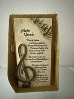 Geschenkidee: "Mein Vater" Deko mit Notenschlüssel!