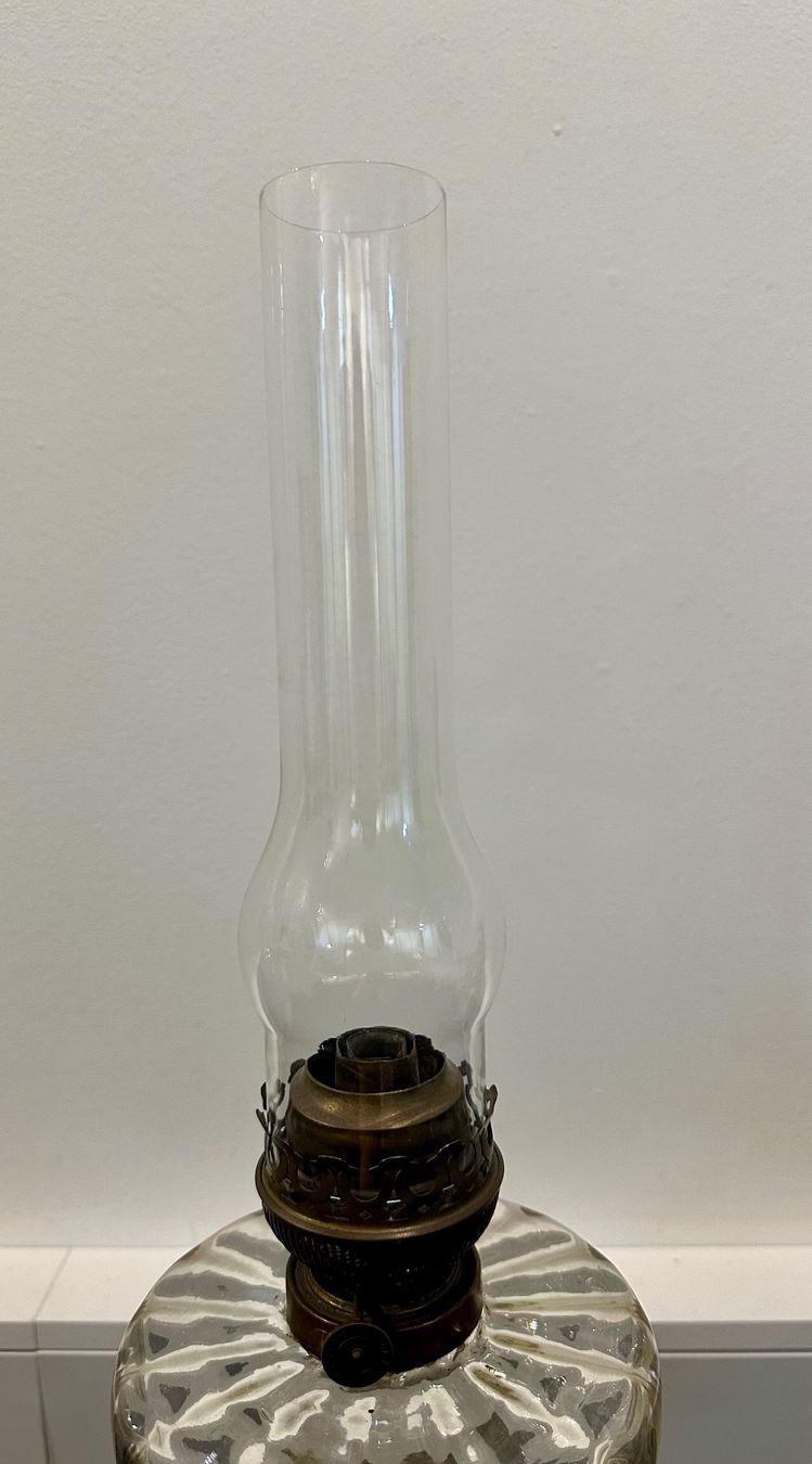Lampes: Schöne antike Petroleumlampe – D'occasion à Basel par artthings4you 5