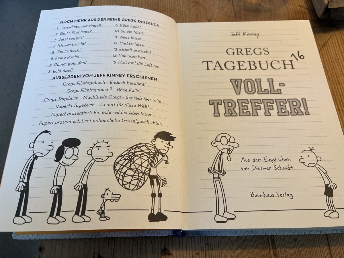 Bücher: Gregs Tagebuch 16 Hardcover – Gebraucht aus Luzern von Nunzi0 1