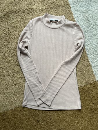 Pull côtelé MNG Suit - Taille XS - couleur rose pâle