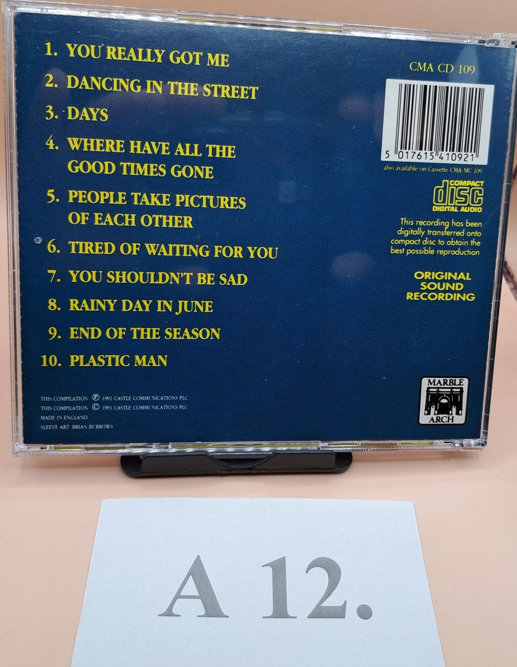 CDs: A 12 -  CD   The Kinks   "You Really Got Me"   (1991) – Neu (gemäss Beschreibung) aus Alpnach Dorf von bigi1313 1