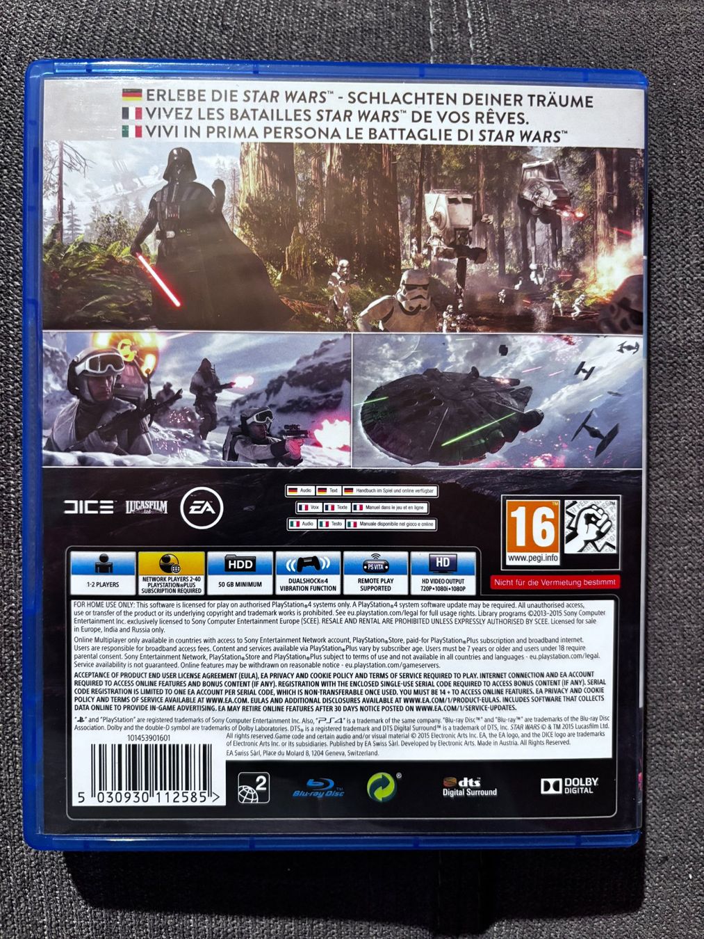 Giochi: PS4 Spiel Star Wars Battlefront – Nuovo (secondo la descrizione) da St. Niklaus VS venduto da np8_lsg2 2