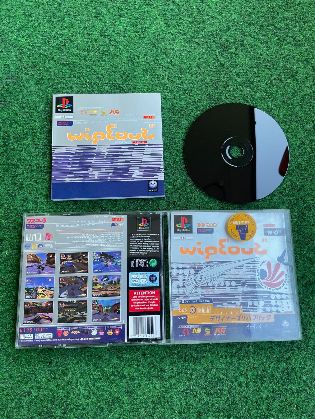 Sony Giochi: Wipeout PS 1 Playstation CIB + – Usato da Zürich venduto da le_souk
