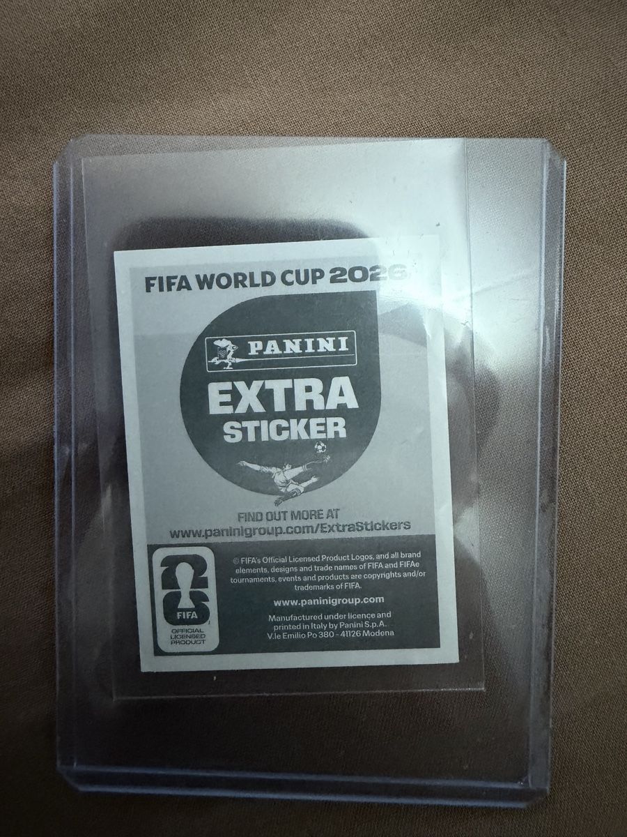 Panini Carte collezionabili: Extra Sticker Wirtz Gold – Usato da Renens VD venduto da Eduardo27. 2