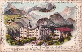 Kandersteg  BE  -  Hôtel BÄREN / Gastertal / Gemmi  um 1906