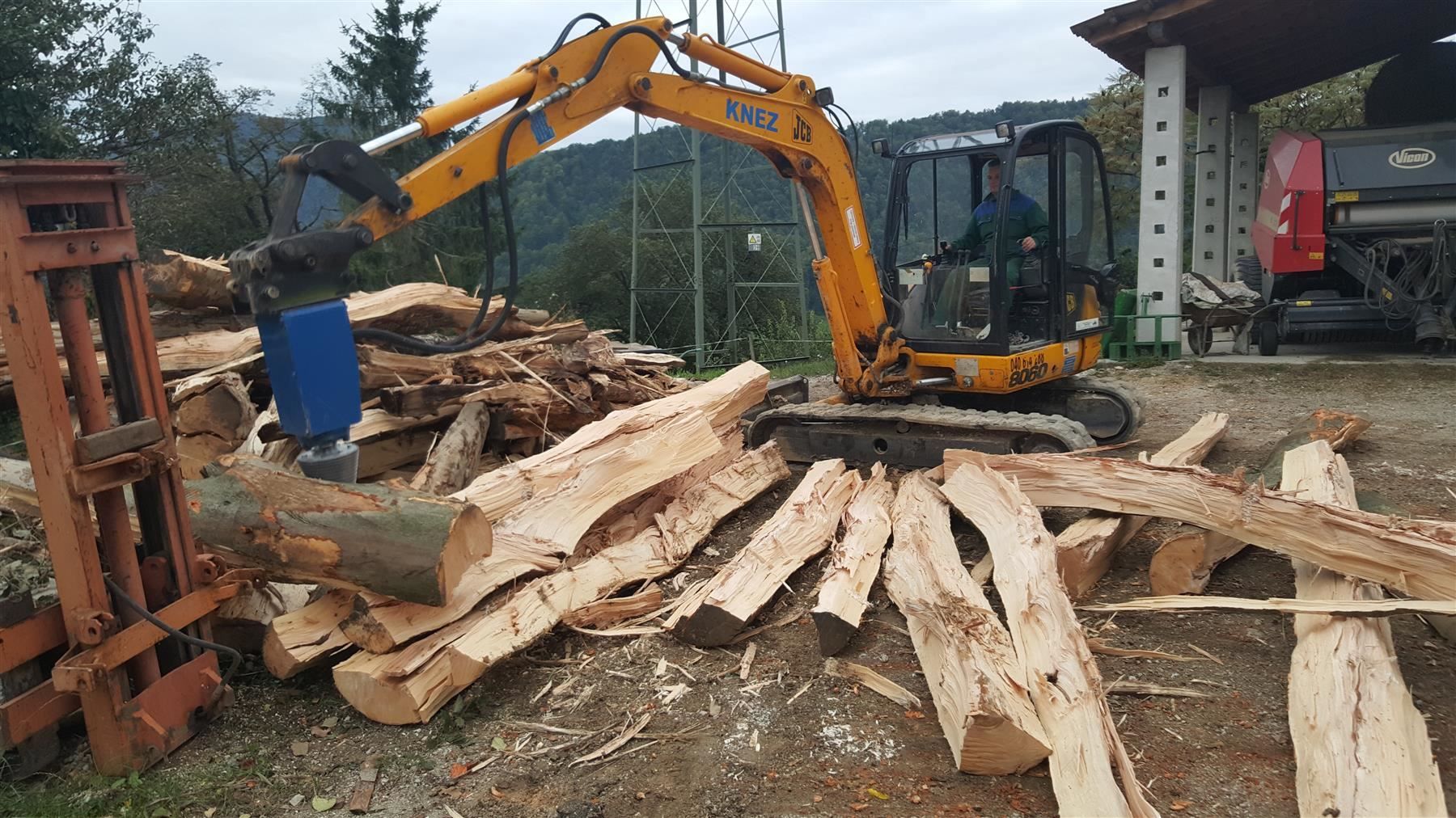 Holzspalter & Zubehör: Kegelspalter Holzspalter Bagger 1.100ccm – Neu und originalverpackt aus Les Ponts-de-Martel von SpalterRobert 1