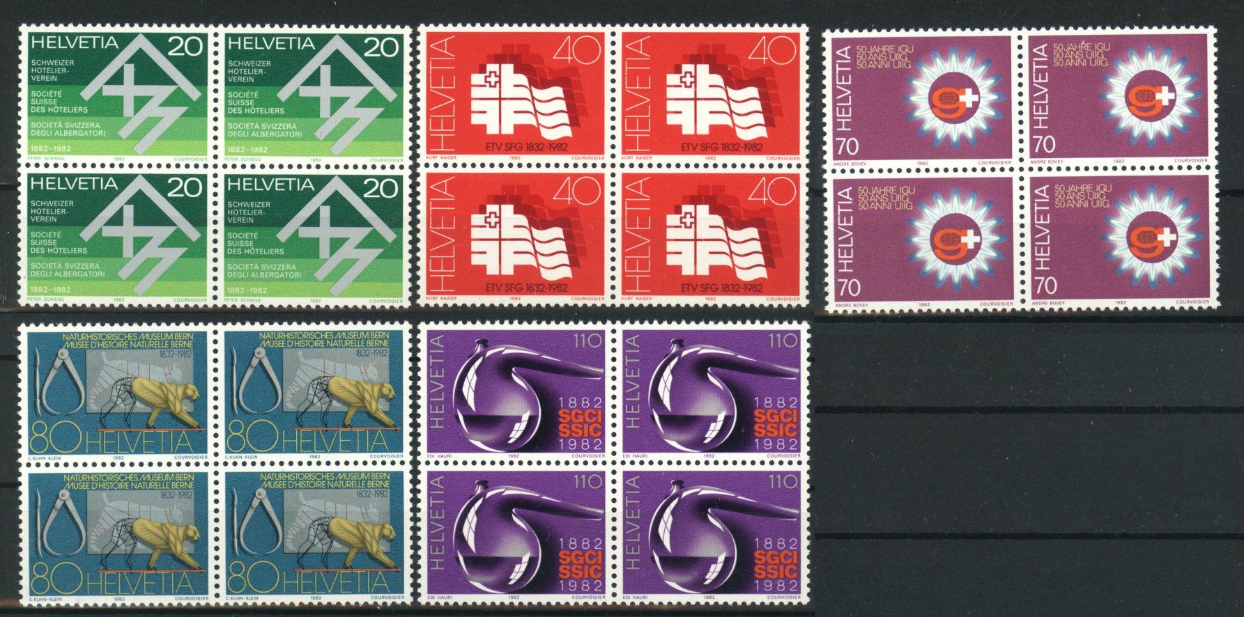 Tutti i francobolli: 1982, Sonderpostmarken I ** (4) – Usato da Willisau venduto da Vollstempel