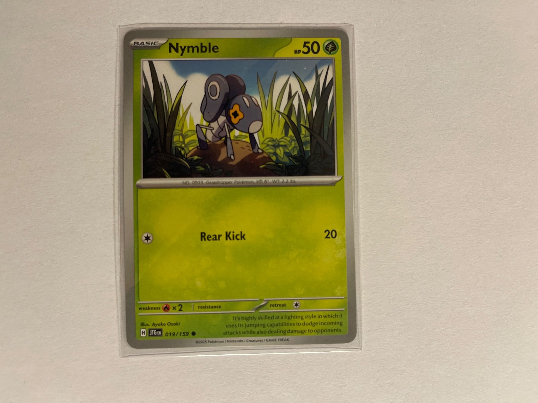 Pokémon Sammelbilder & Trading cards: J/Pokemon Karte: Nymble 019/159 – Gebraucht aus Frutigen von swissTCGworld