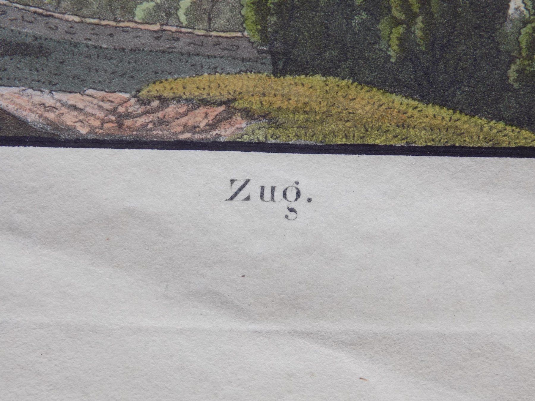 Gravures: Zug koloriert – D'occasion à Risch par Rischli15 2
