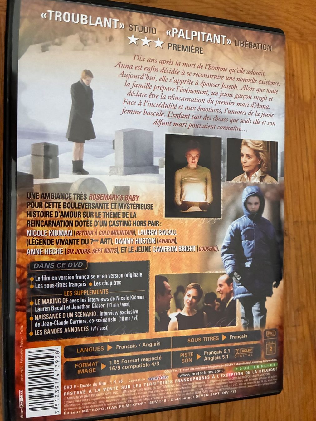 Tutti i DVDs: Birth (2004, DVD, Nicole Kidman) – Usato da Vevey venduto da zecollector 1