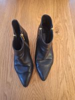 Buffalo Stiefeletten aus Leder, Gr. 37, Schwarz