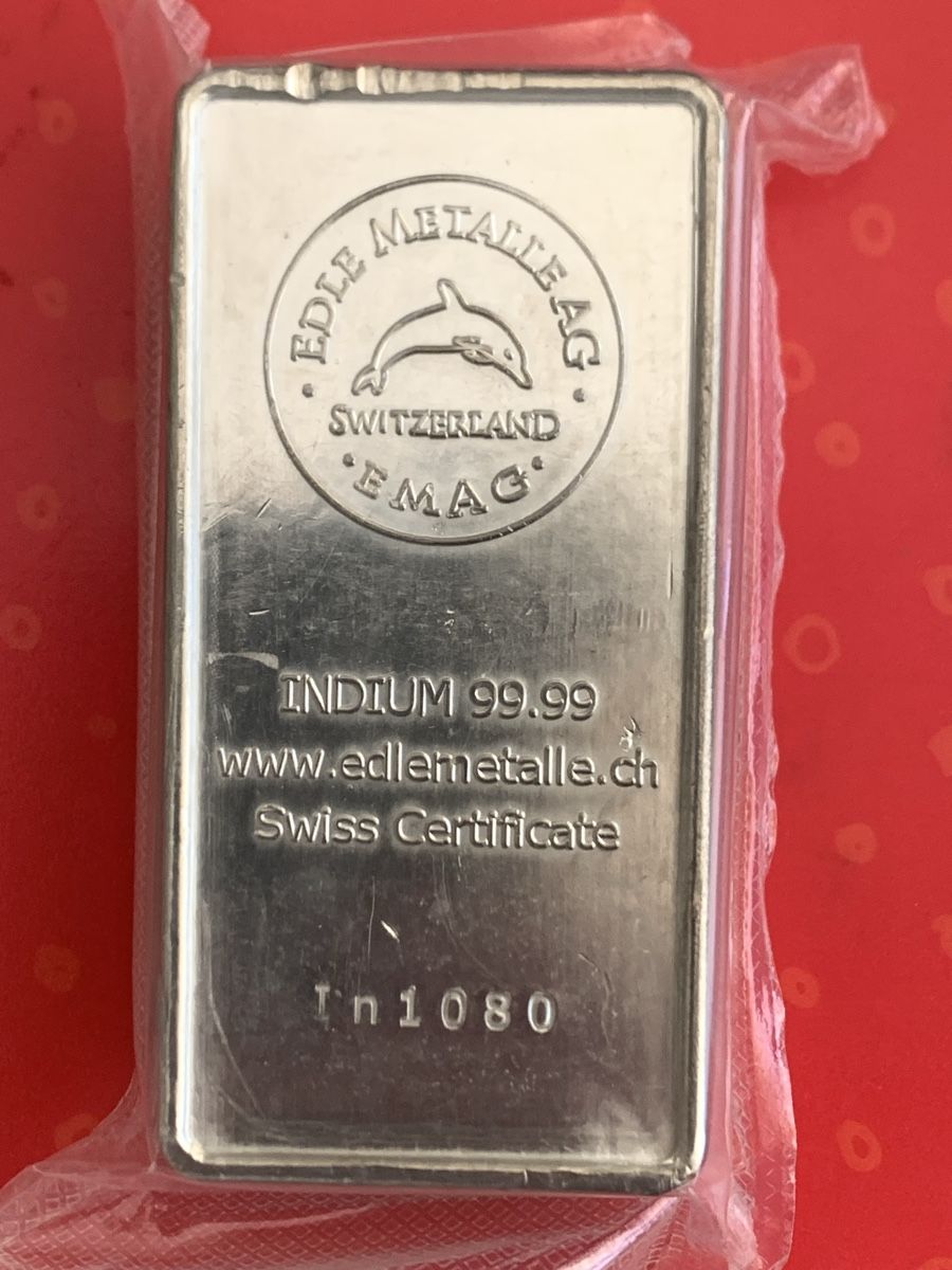 Edelmetalle: Indium 1 kg – Neu (gemäss Beschreibung) aus Fehraltorf von chilimilk