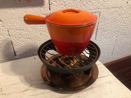Caquelon et réchaud Le Creuset