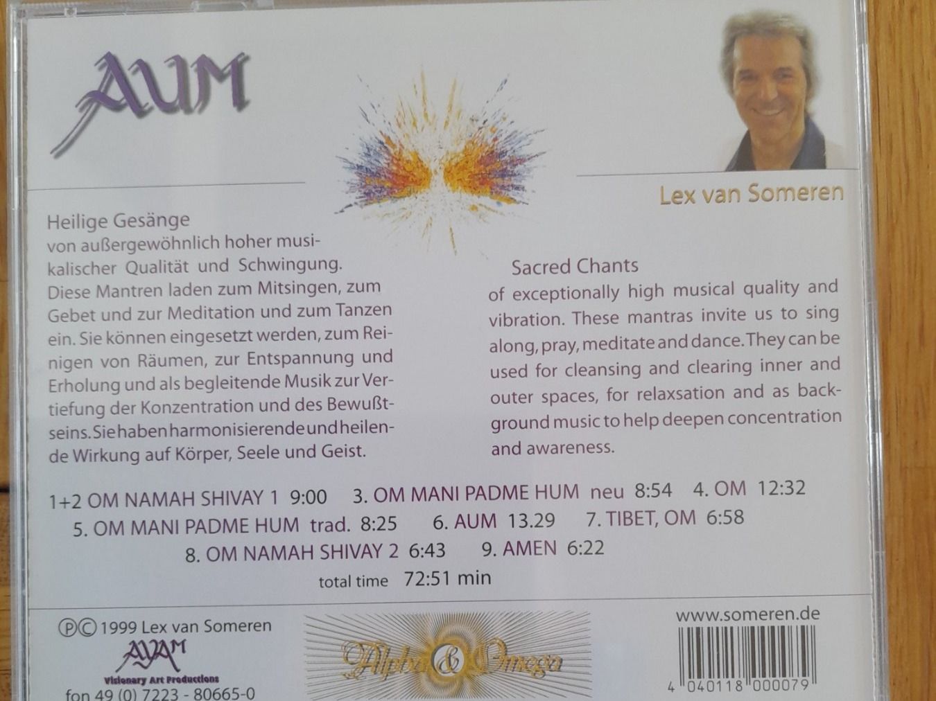 CDs: Lex van Someren "Aum" – Gebraucht aus Derendingen von Rigatoni01 1