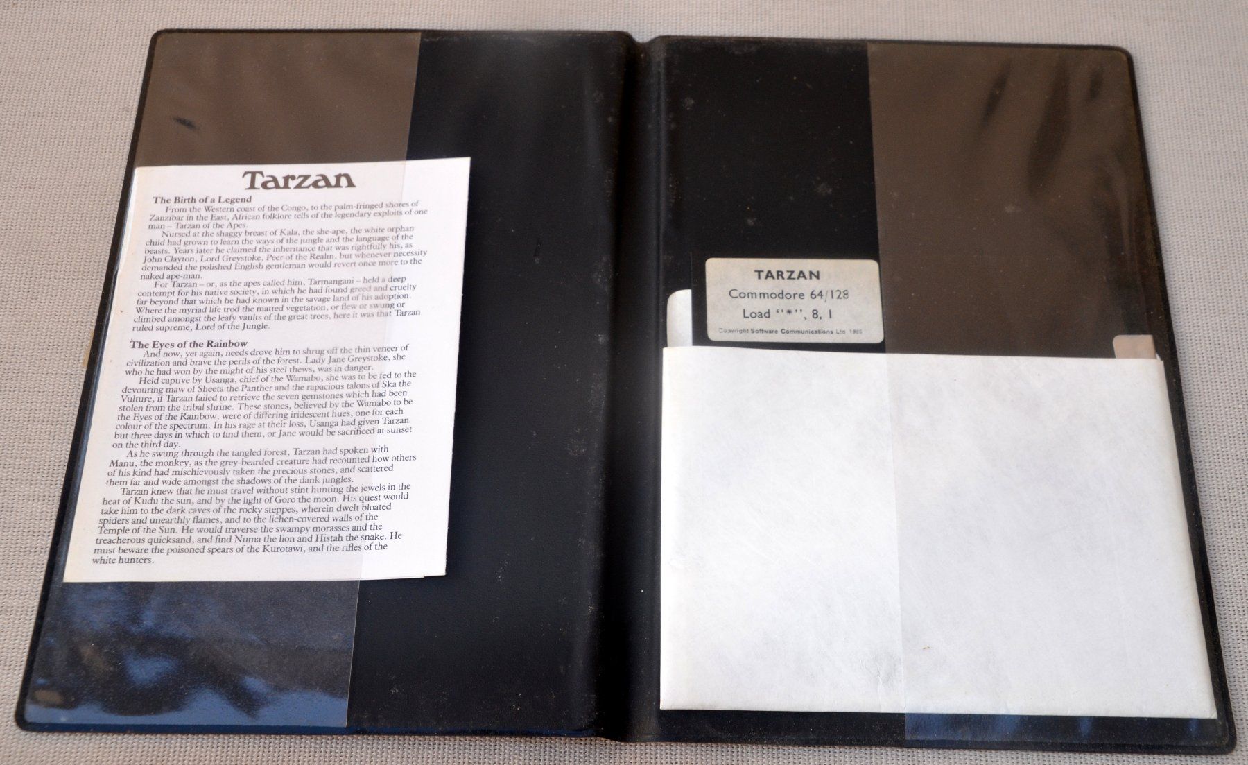 Commodore PC: COMMODORE 64 --  Tarzan  Disk / disque – Usato da Collonges venduto da arashee 1